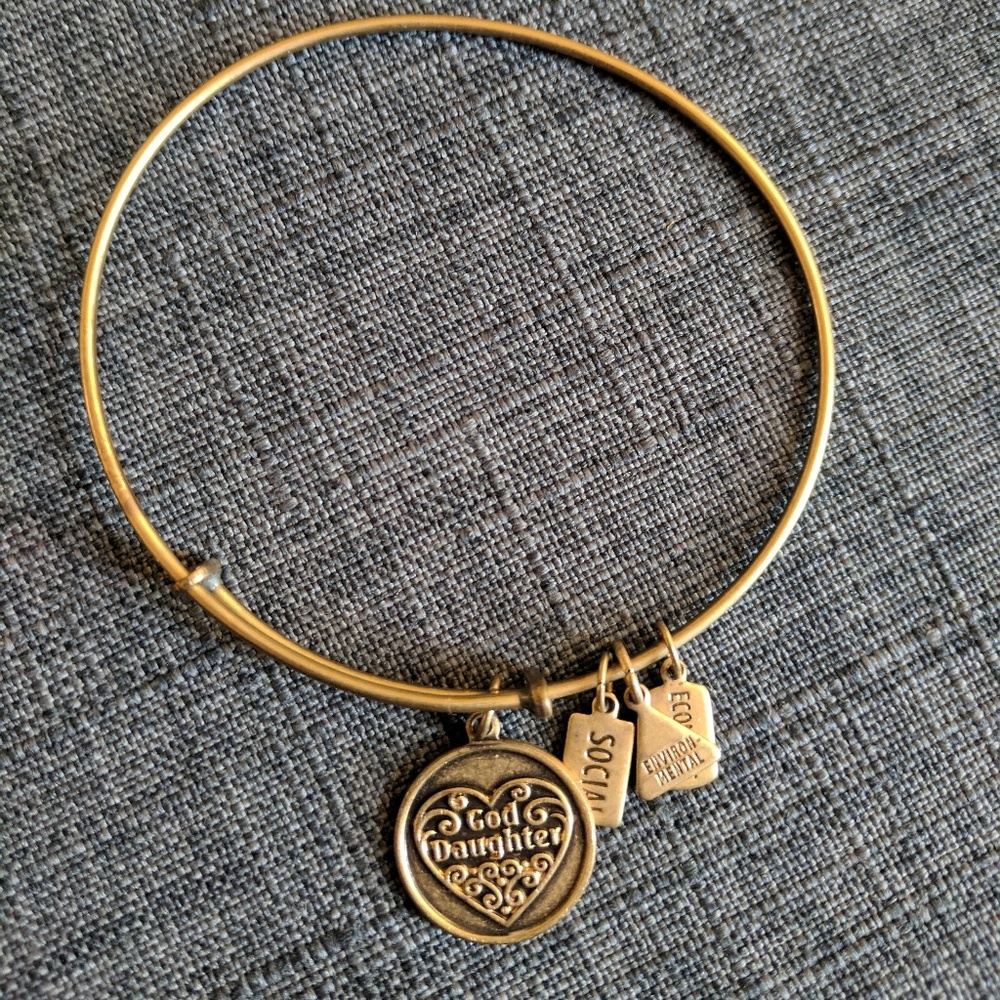 Wind & Fire "God Daughter" Charm Bracelet Bangle